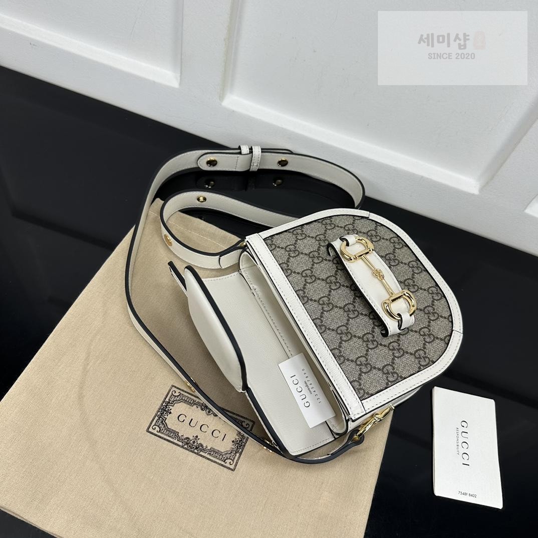 Gucci Gucci Horsebit 1955 Round Mini Bag 32번 이미지
