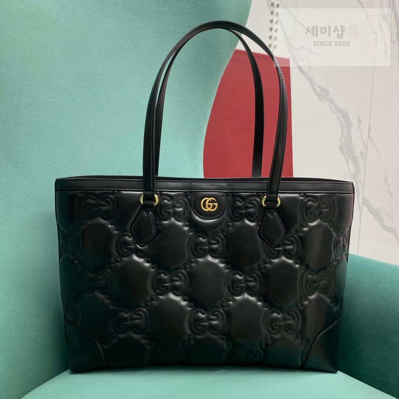 Gucci Gucci Matelasse Leather Tote Bag 17번 이미지