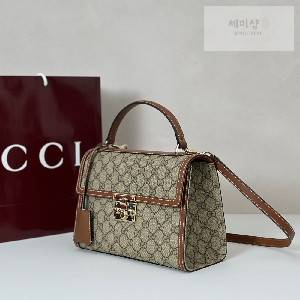 Gucci Gucci Padlock Medium Top Handle Bag 9번 이미지