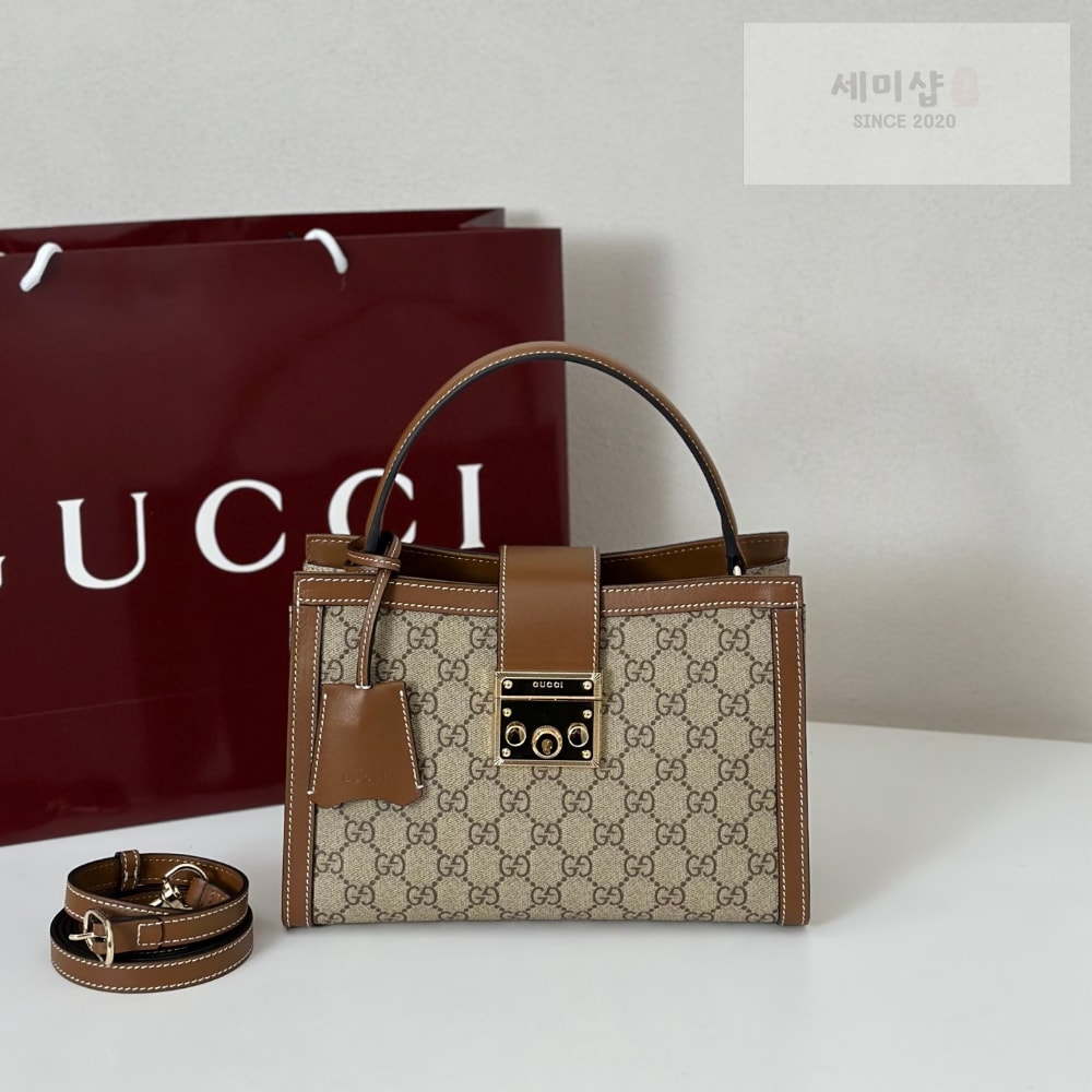 Gucci Gucci Padlock Medium Top Handle Bag 9번 이미지