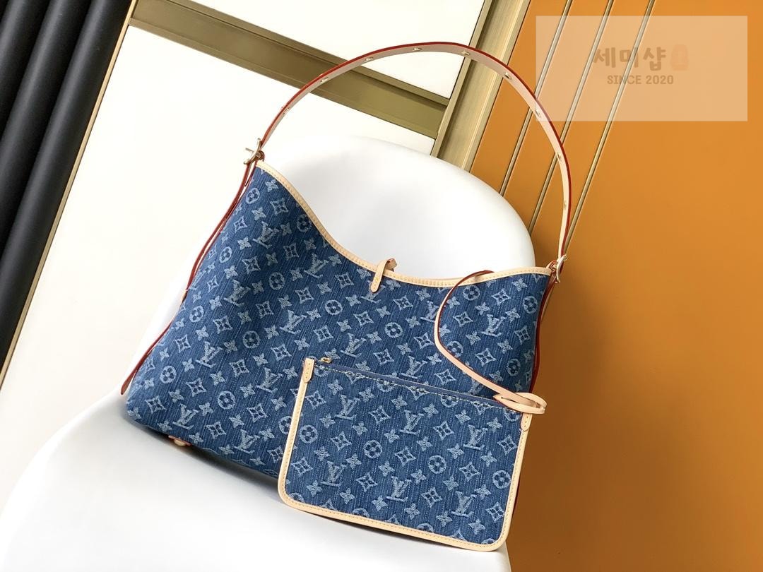 Louis Vuitton Louis Vuitton Carry All Monogram Denim Bag 1번 이미지