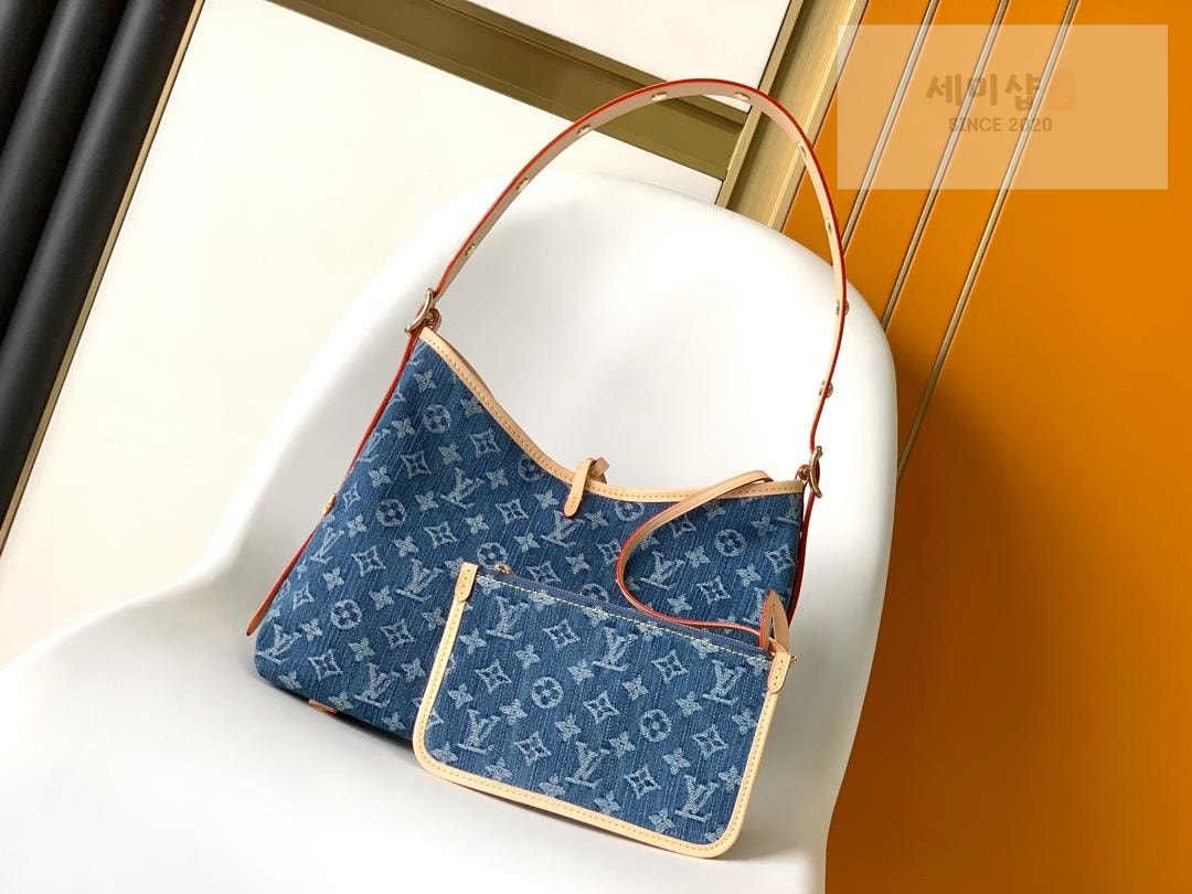 Louis Vuitton Louis Vuitton Carry All Monogram Denim Bag 15번 이미지