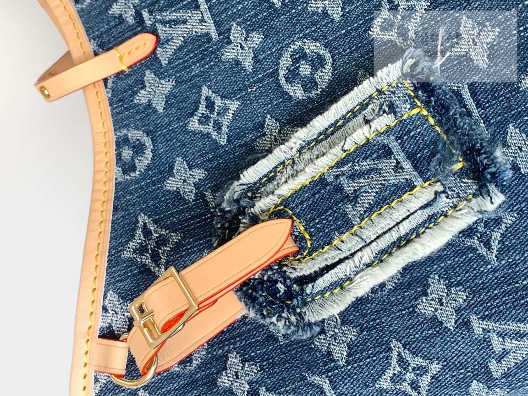Louis Vuitton Louis Vuitton Carry All Monogram Denim Bag 9번 이미지