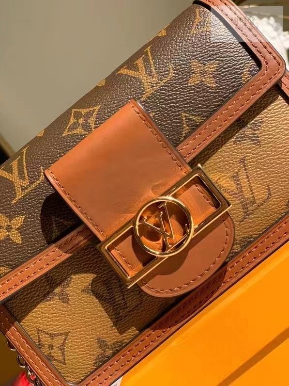 Louis Vuitton Louis Vuitton Dauphine Chain Wallet Monogram Bag 7번 이미지