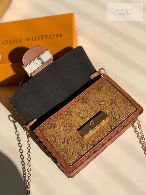Louis Vuitton Louis Vuitton Dauphine Chain Wallet Monogram Bag 5번 이미지