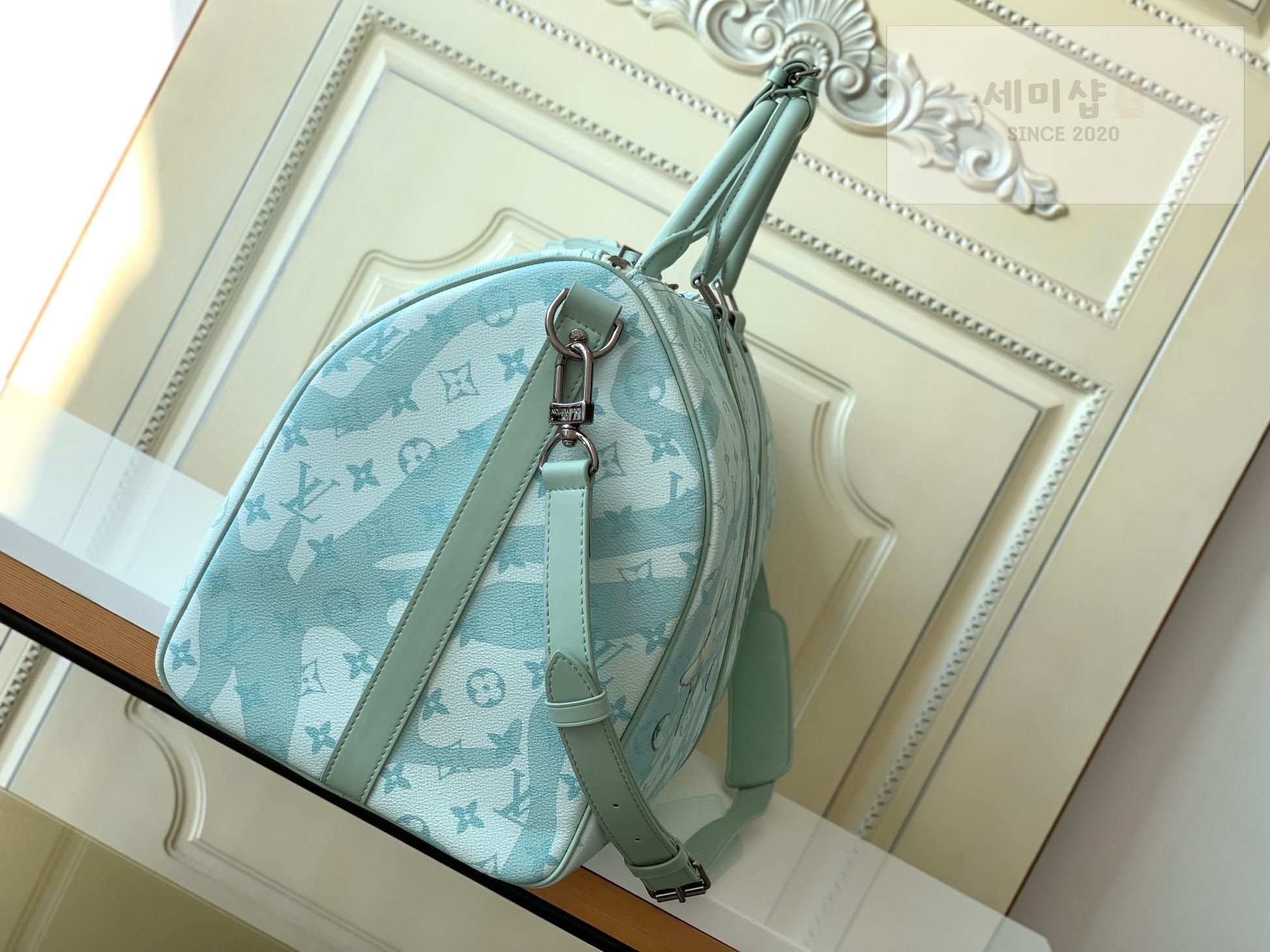 Louis Vuitton Louis Vuitton Keepall Bandouliere 50 Aqua Garden Bag 2번 이미지