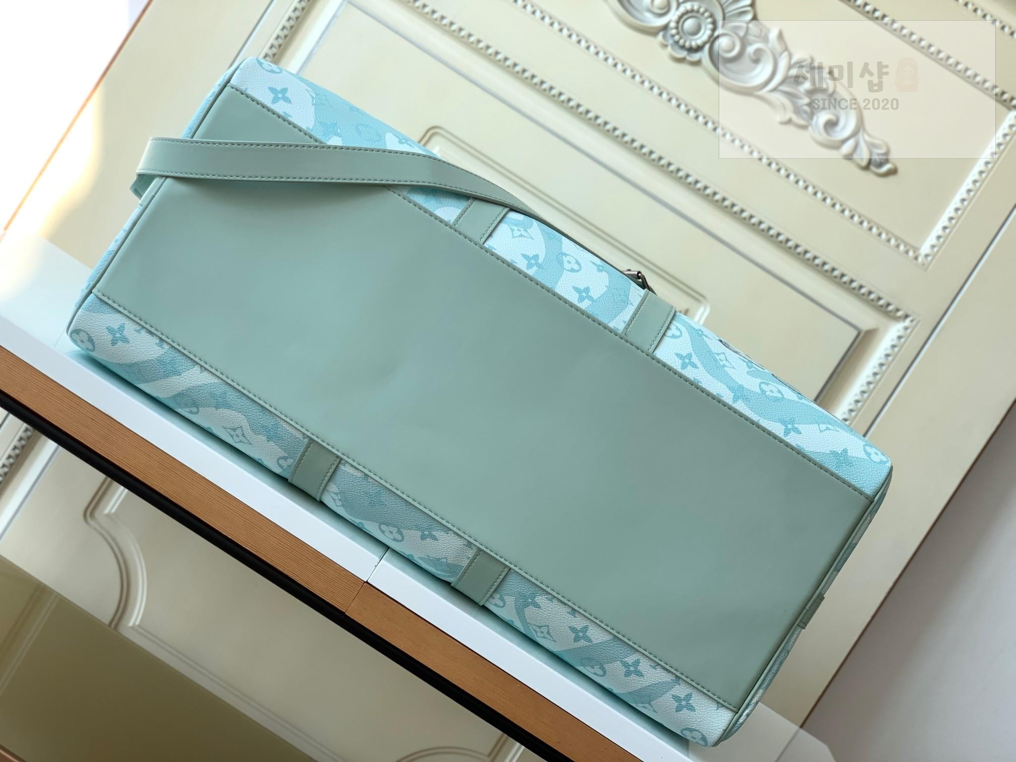 Louis Vuitton Louis Vuitton Keepall Bandouliere 50 Aqua Garden Bag 3번 이미지