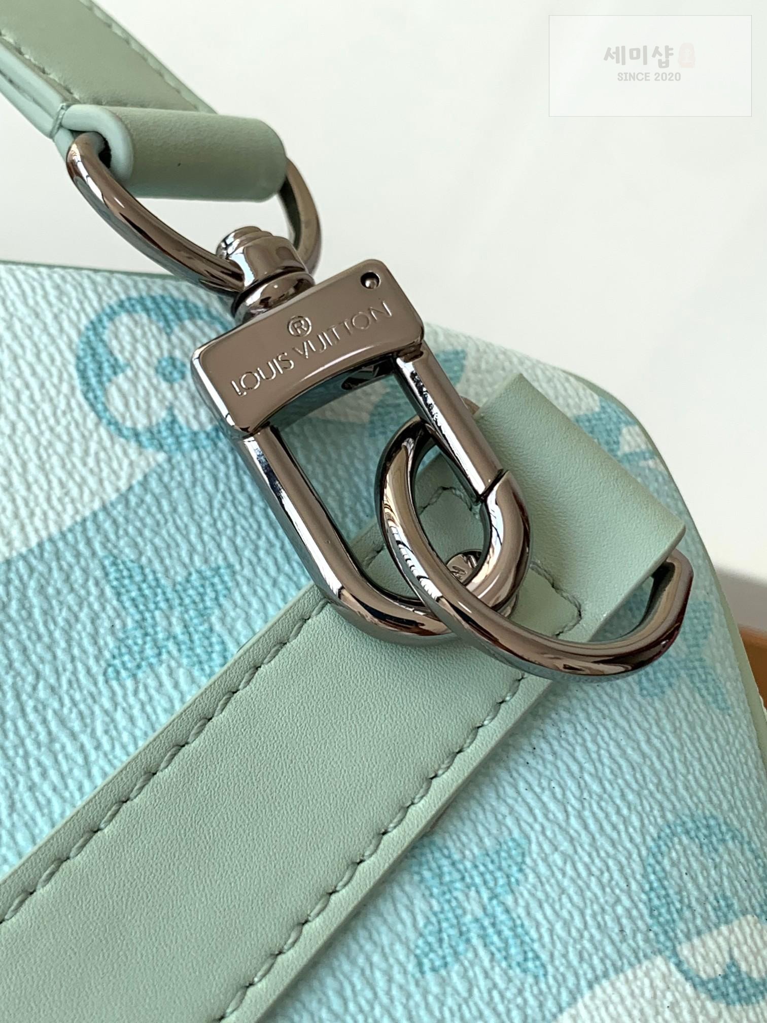 Louis Vuitton Louis Vuitton Keepall Bandouliere 50 Aqua Garden Bag 5번 이미지