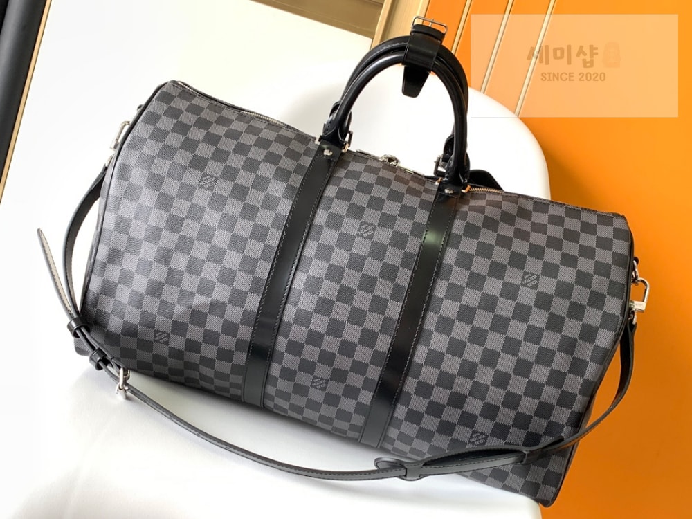Louis Vuitton Louis Vuitton Keepall Bandouliere 50 Damier Graphite Bag 1번 이미지