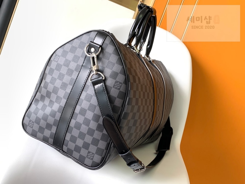 Louis Vuitton Louis Vuitton Keepall Bandouliere 50 Damier Graphite Bag 8번 이미지