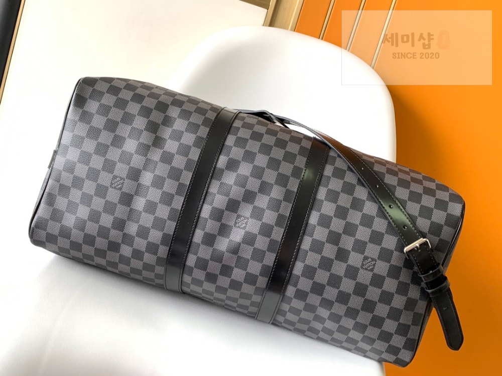 Louis Vuitton Louis Vuitton Keepall Bandouliere 50 Damier Graphite Bag 2번 이미지