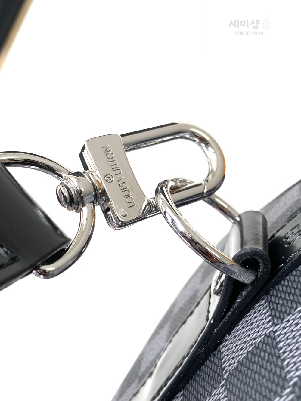 Louis Vuitton Louis Vuitton Keepall Bandouliere 50 Damier Graphite Bag 3번 이미지