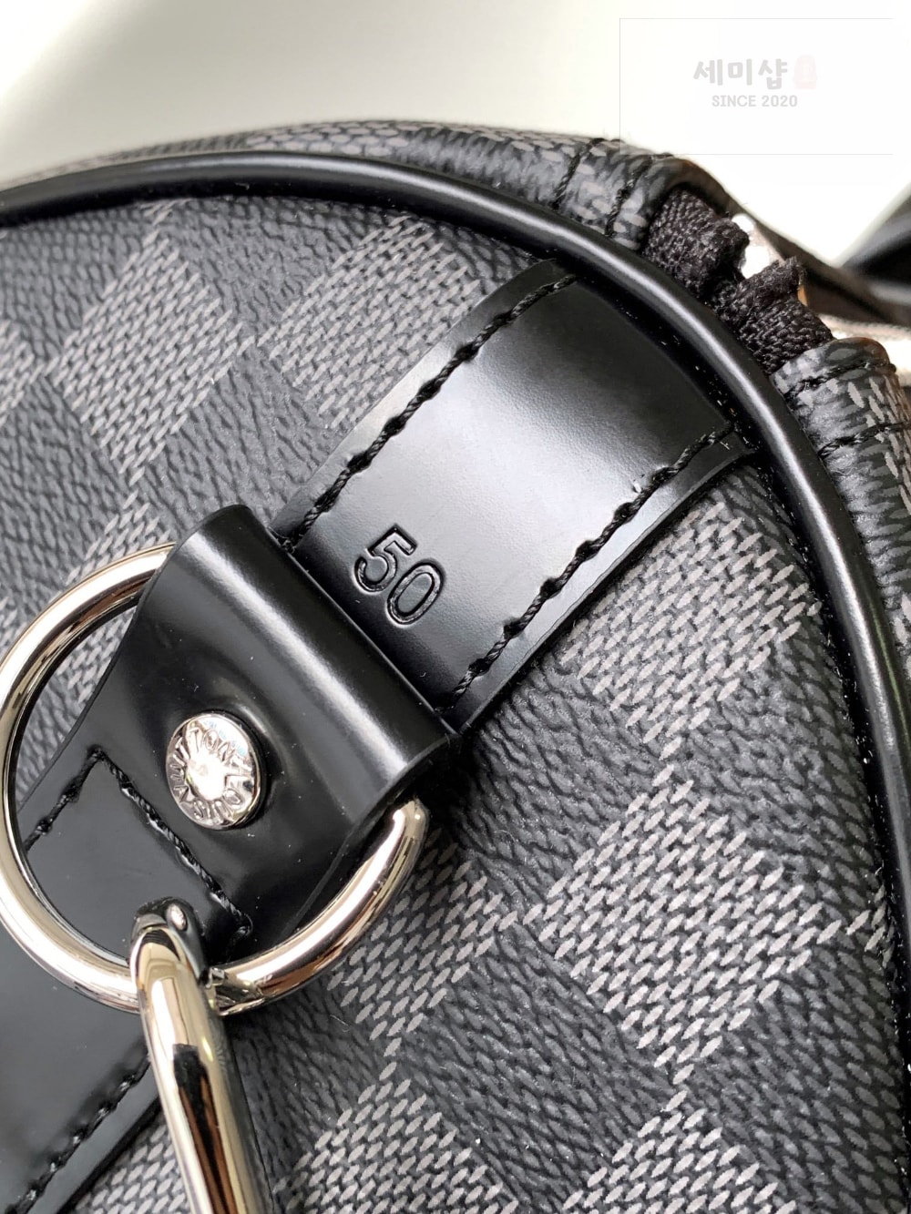 Louis Vuitton Louis Vuitton Keepall Bandouliere 50 Damier Graphite Bag 4번 이미지