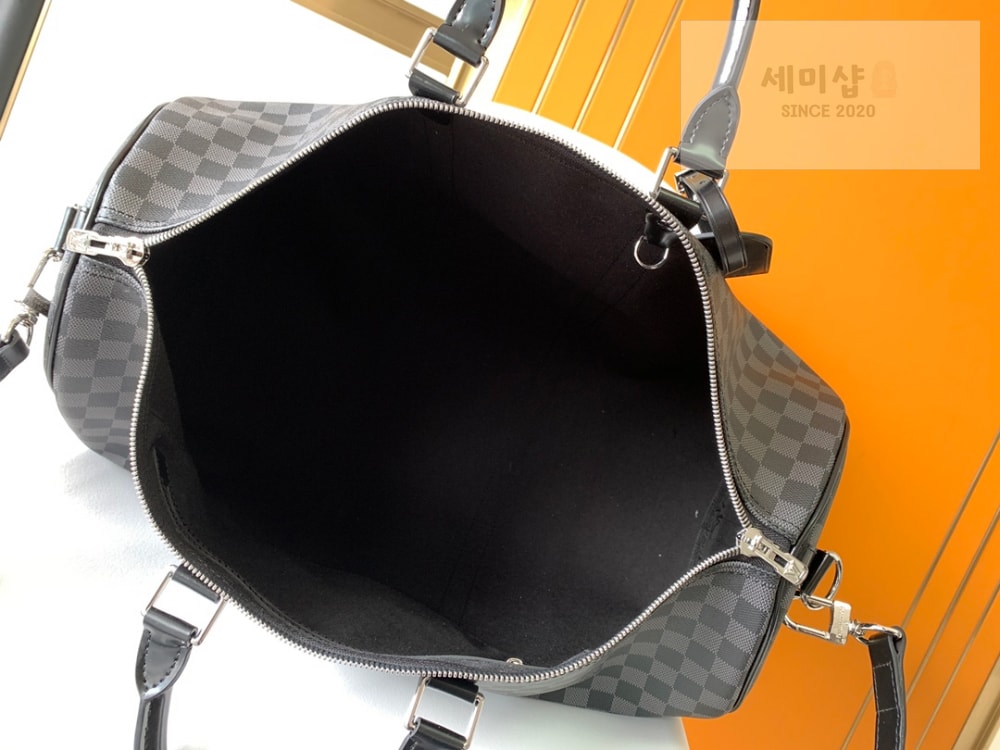 Louis Vuitton Louis Vuitton Keepall Bandouliere 50 Damier Graphite Bag 5번 이미지