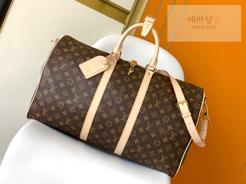 Louis Vuitton Louis Vuitton Keepall Bandouliere 50 Monogram Canvas Bag 7번 이미지