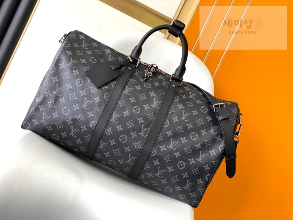 Louis Vuitton Louis Vuitton Keepall Bandouliere 50 Monogram Eclipse Bag 9번 이미지