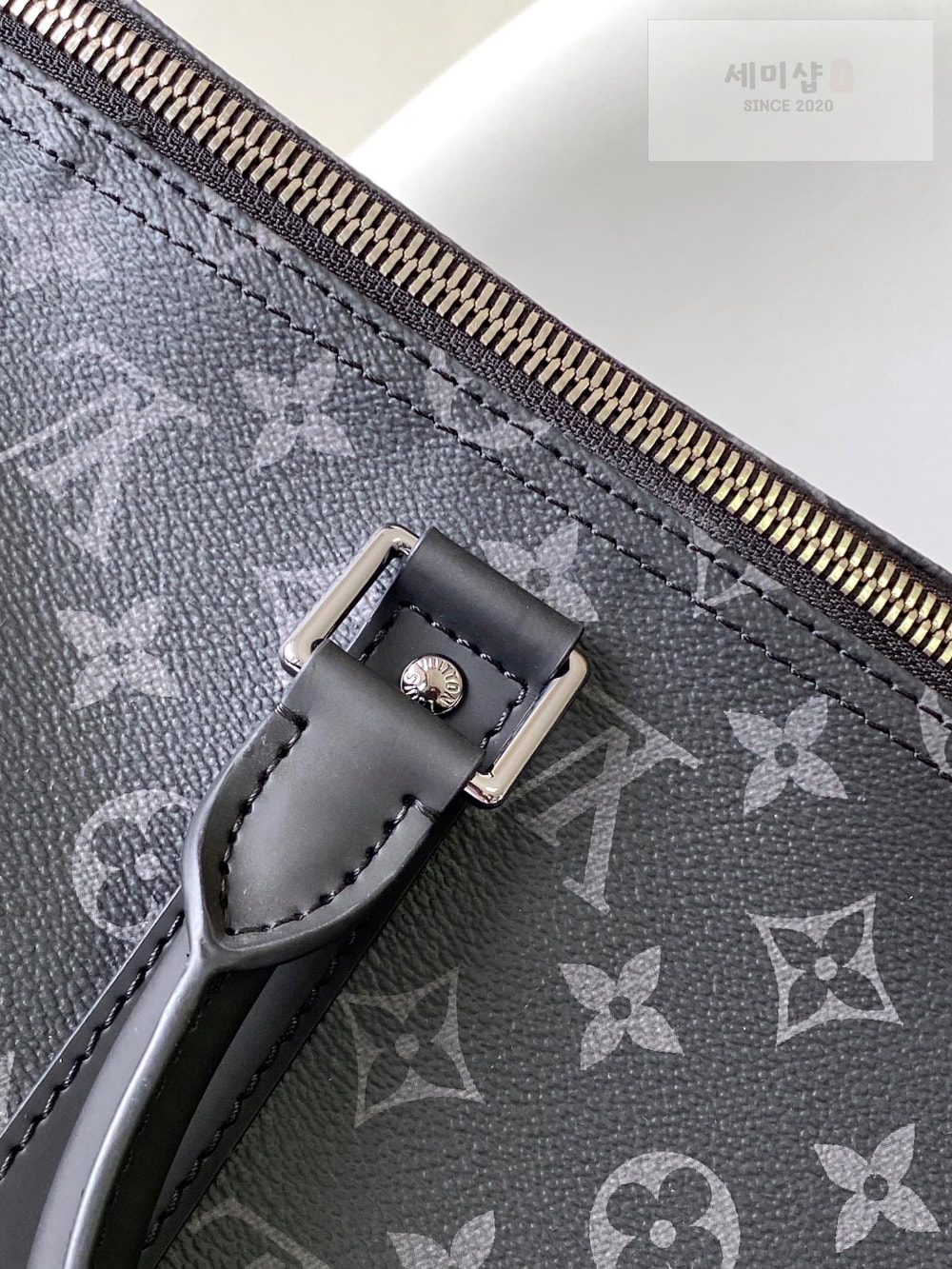 Louis Vuitton Louis Vuitton Keepall Bandouliere 50 Monogram Eclipse Bag 7번 이미지