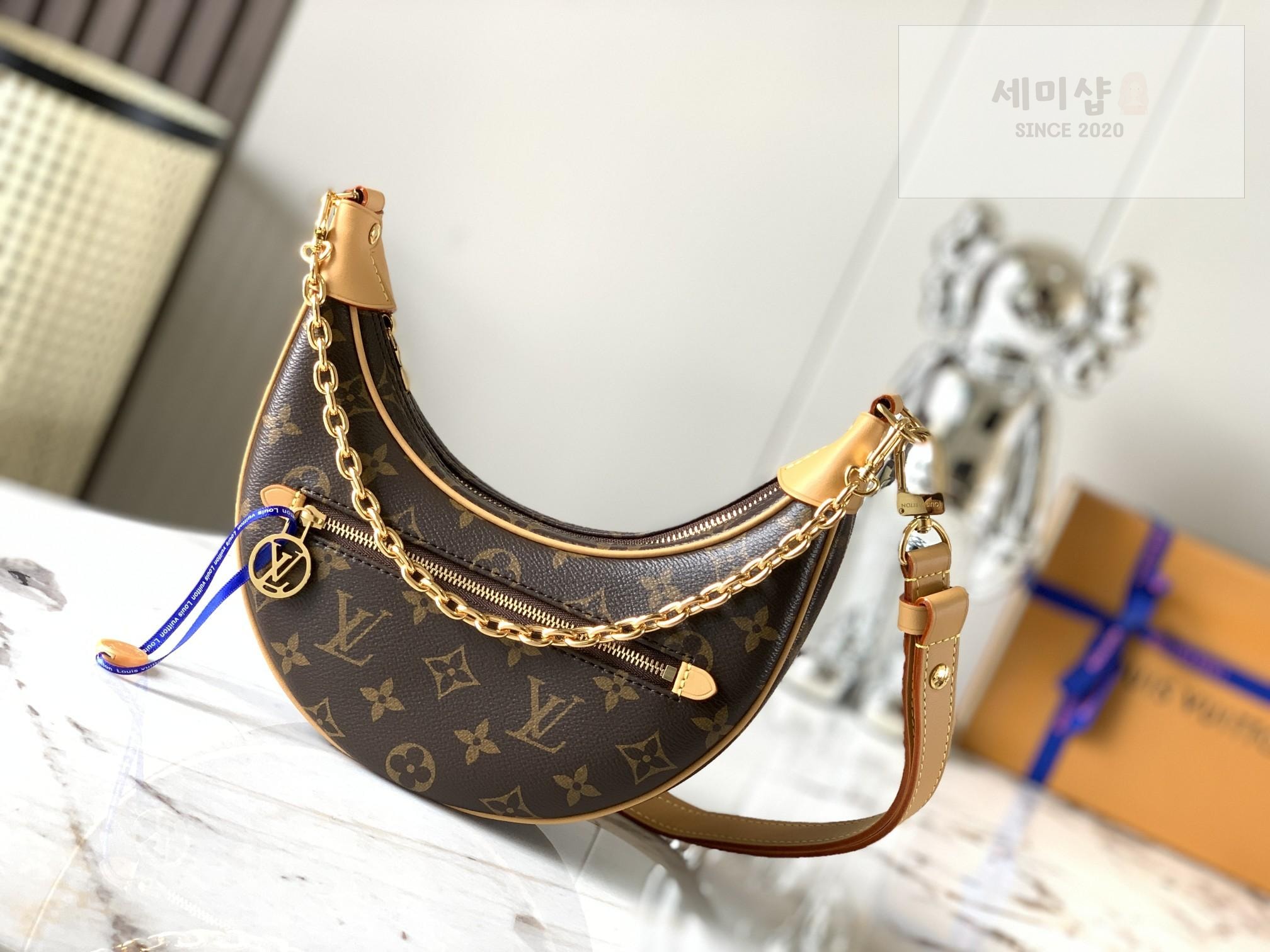 Louis Vuitton Louis Vuitton Loop Hobo Monogram Bag 8번 이미지