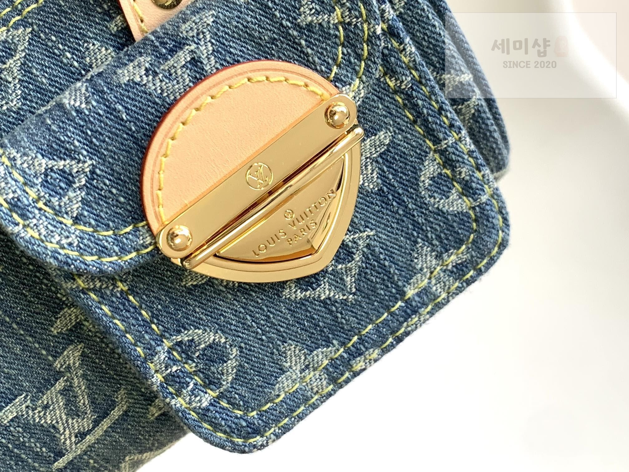 Louis Vuitton Louis Vuitton Nano Speedy Monogram Denim Bag 3번 이미지
