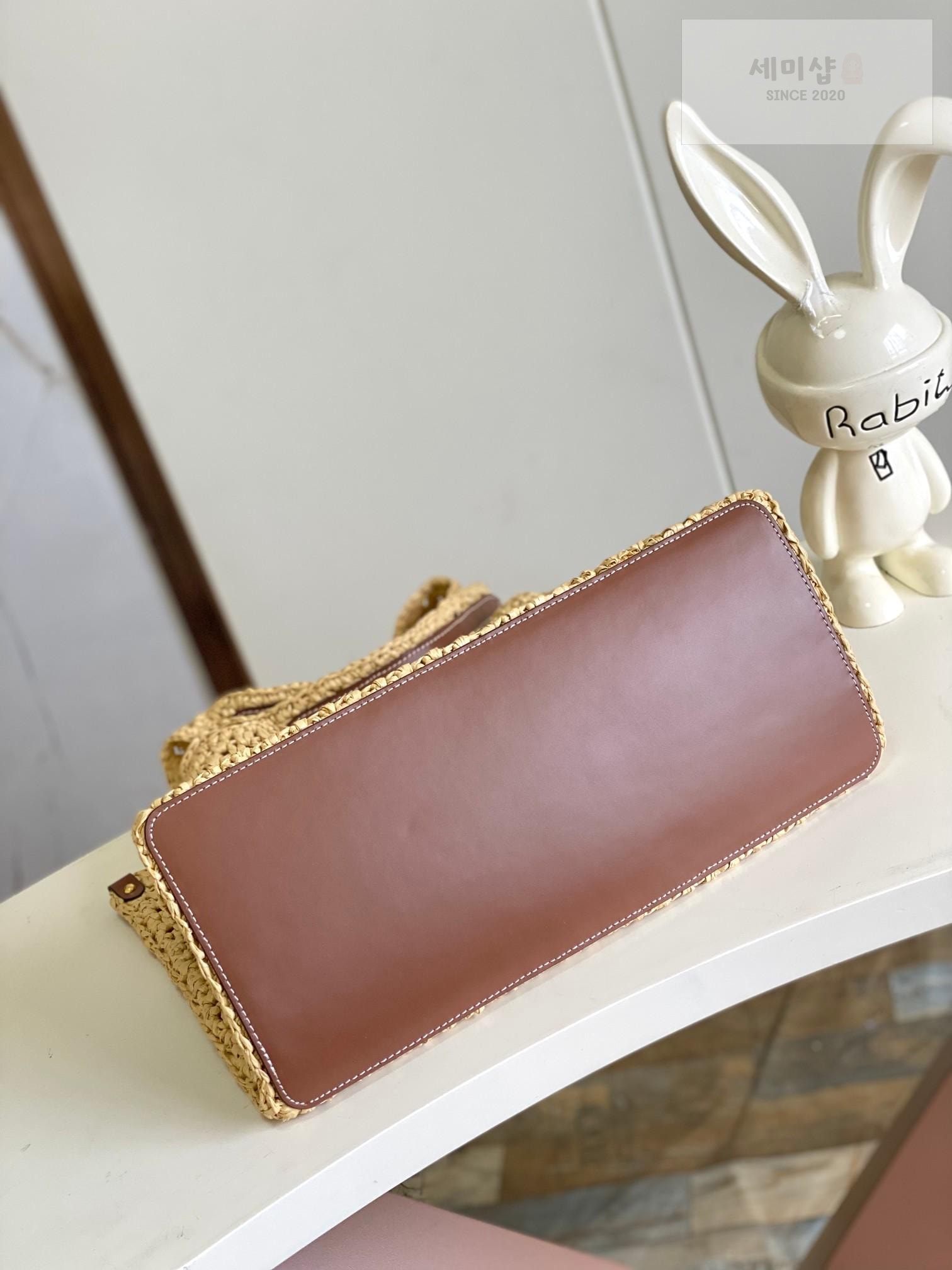 Louis Vuitton Louis Vuitton On The Go Raffia Bag 4번 이미지