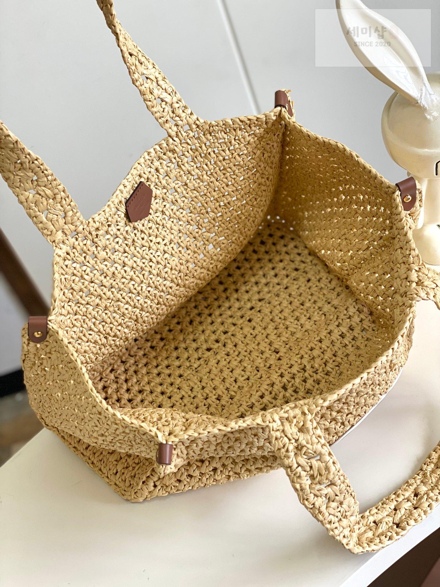 Louis Vuitton Louis Vuitton On The Go Raffia Bag 6번 이미지