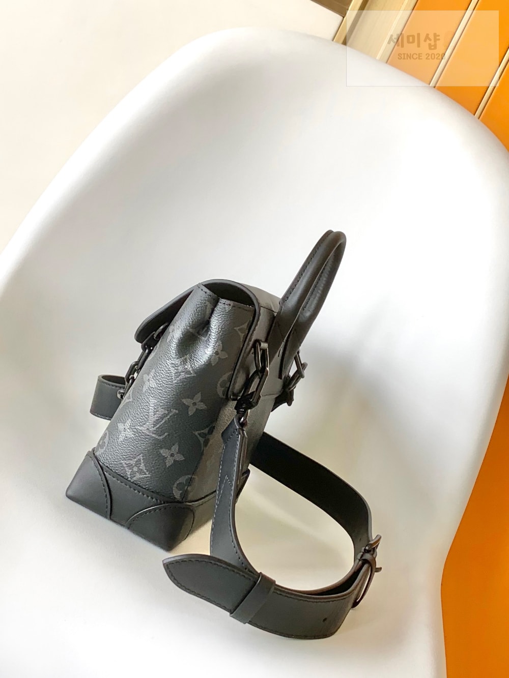 Louis Vuitton Louis Vuitton Steamer PM Monogram Eclipse Canvas Bag 2번 이미지