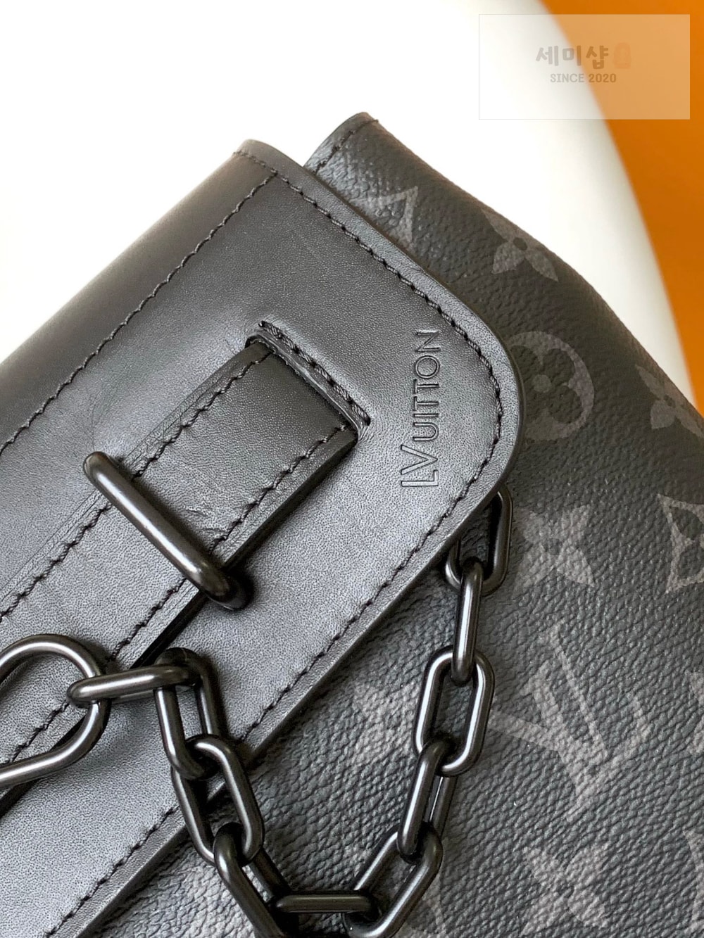 Louis Vuitton Louis Vuitton Steamer PM Monogram Eclipse Canvas Bag 5번 이미지