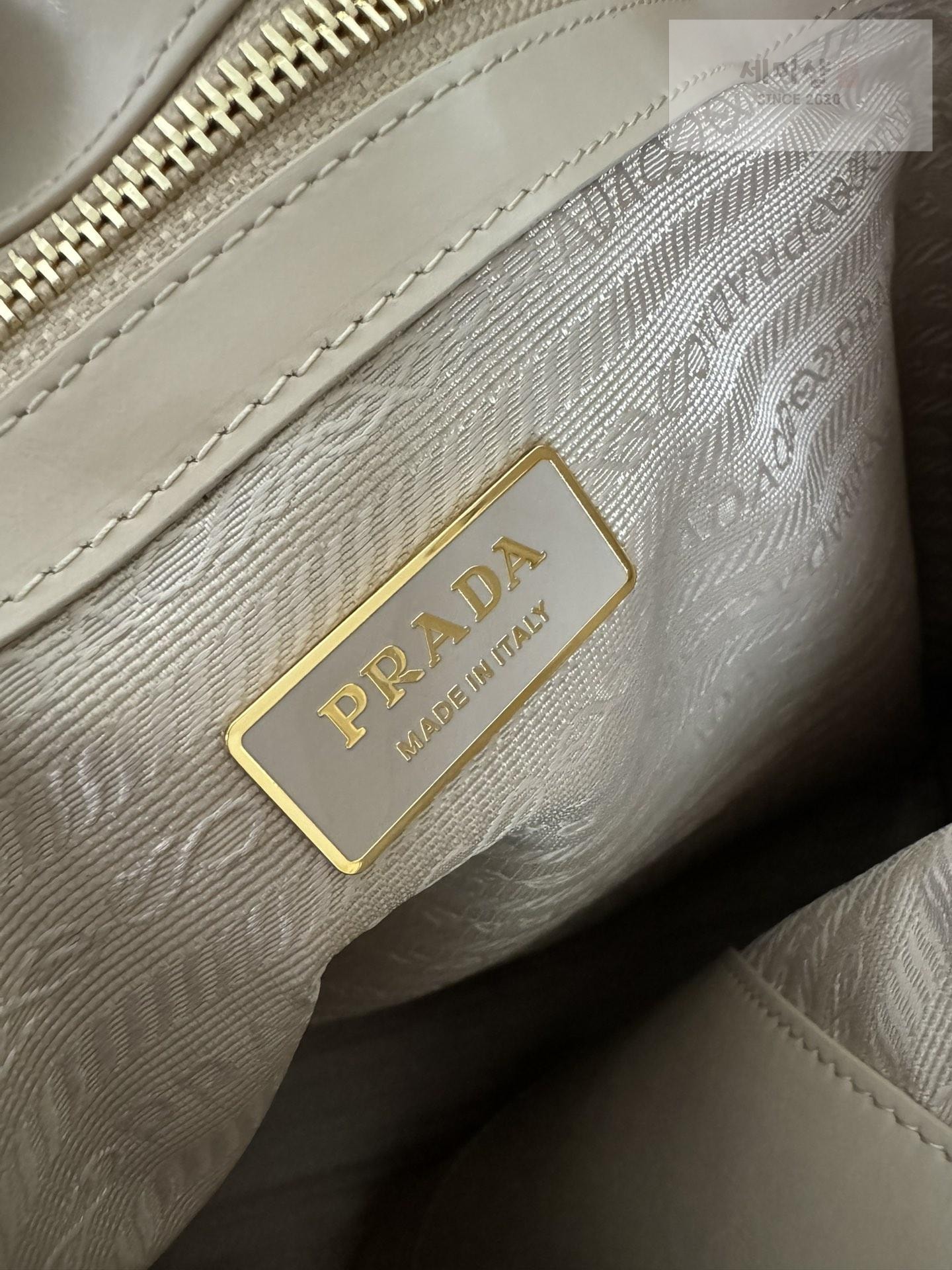 P R A D A Prada Antique Nappa Leather Tote Bag 20번 이미지