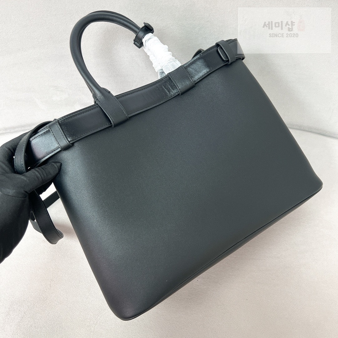P R A D A Prada Buckle Leather Belt Handbag Bag 4번 이미지
