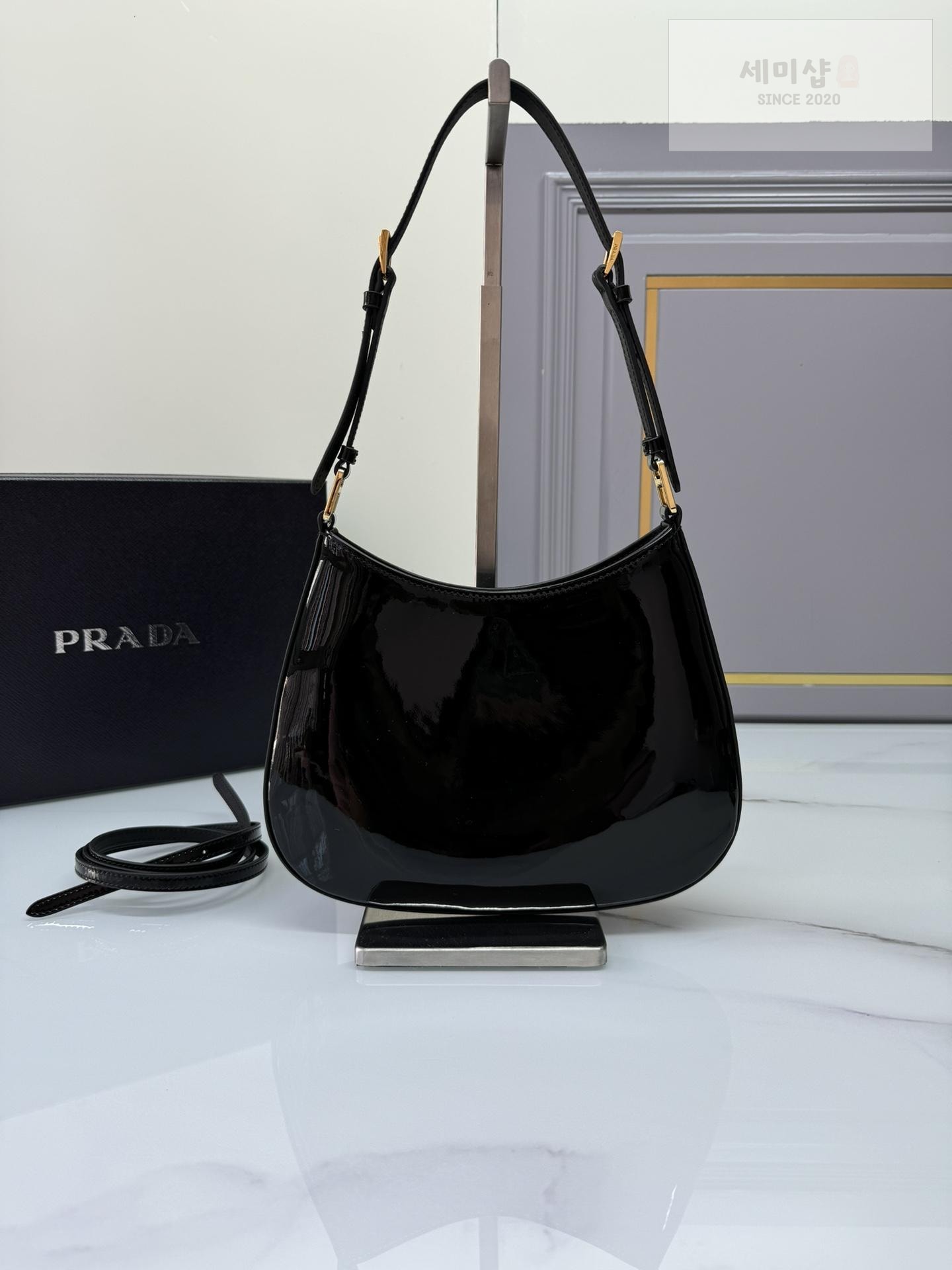 P R A D A Prada Cleo Patent Shoulder Bag 1번 이미지