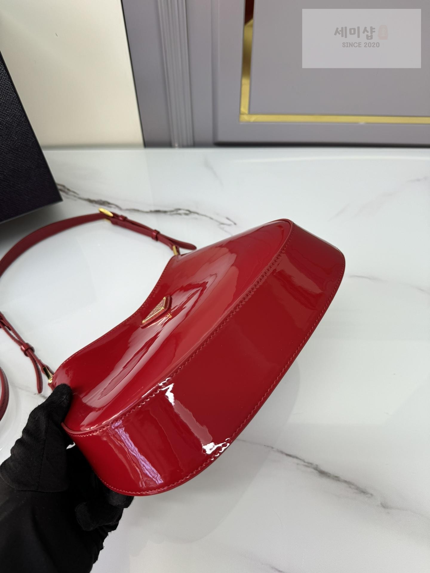 P R A D A Prada Cleo Patent Shoulder Bag 10번 이미지