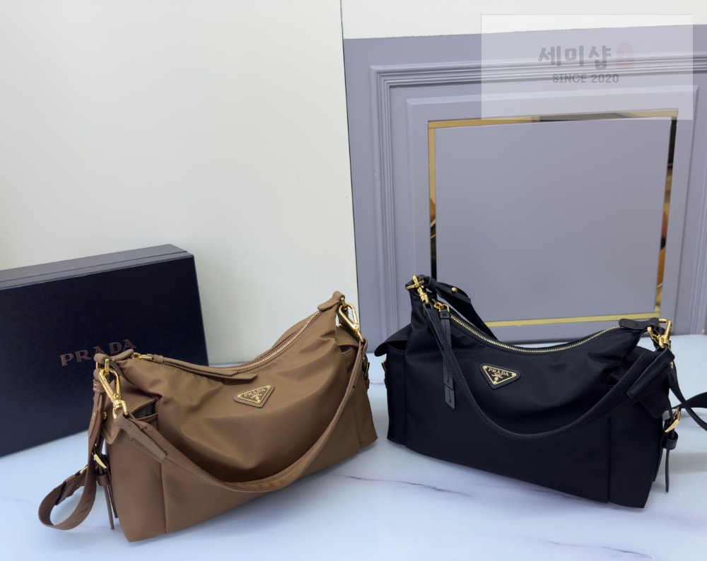 P R A D A Prada Explore Large Re-Nylon And Leather Bag 13번 이미지