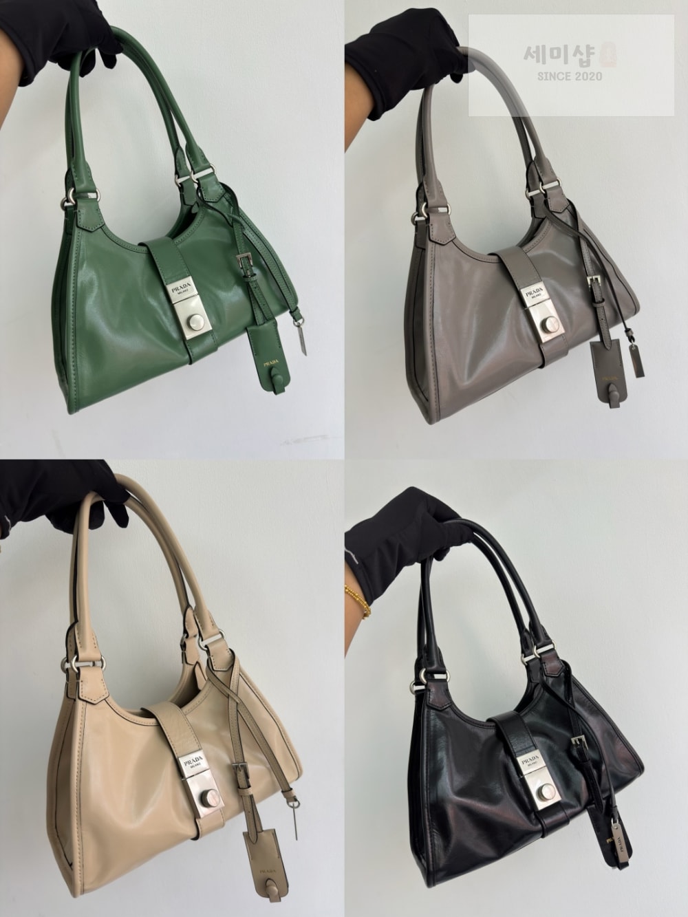 P R A D A Prada Leather Tote Bag 28번 이미지
