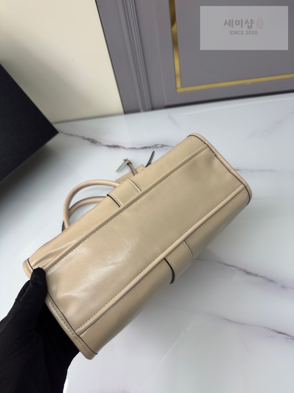 P R A D A Prada Leather Tote Bag 18번 이미지