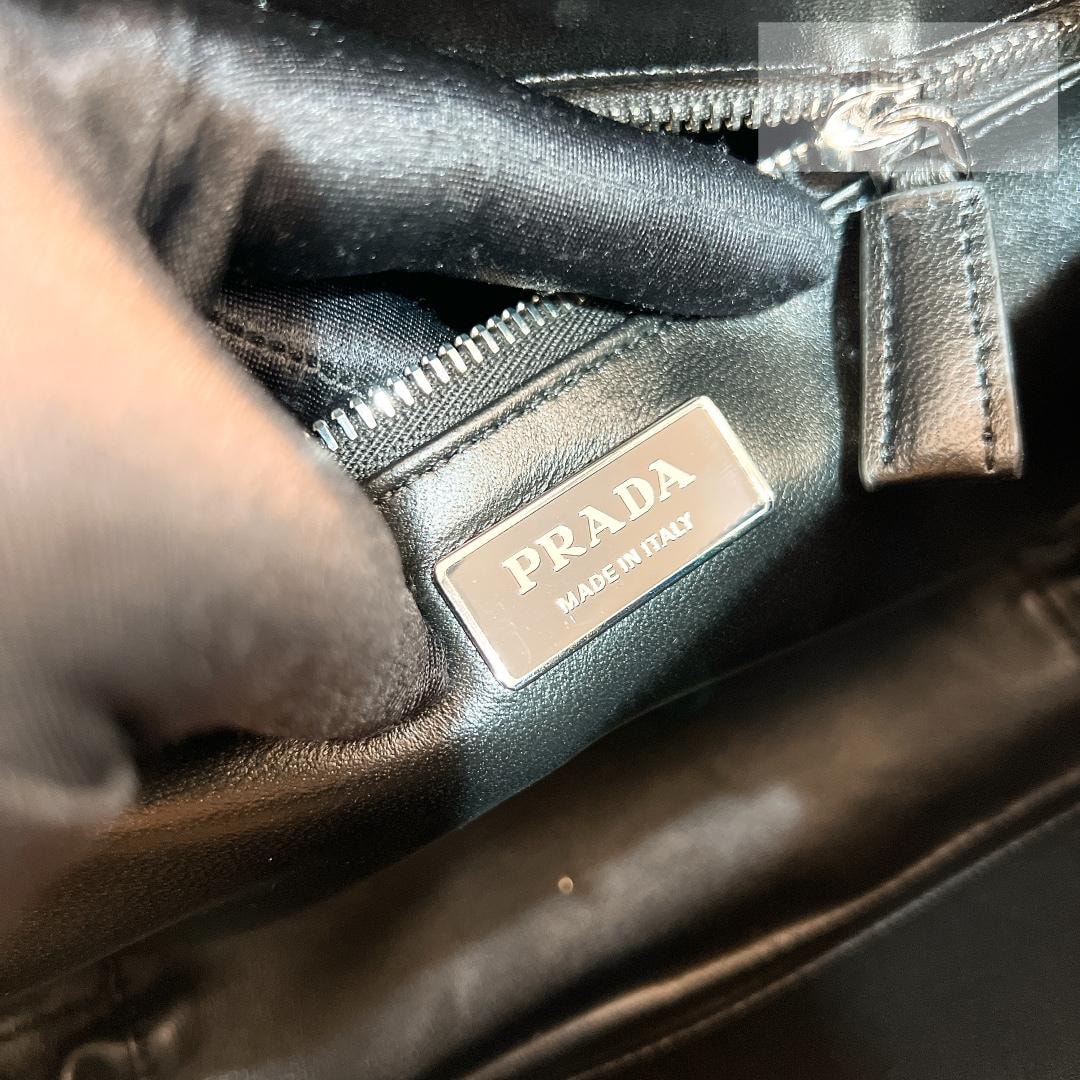 P R A D A Prada Nappa Antique Leather Top Handle Bag 11번 이미지