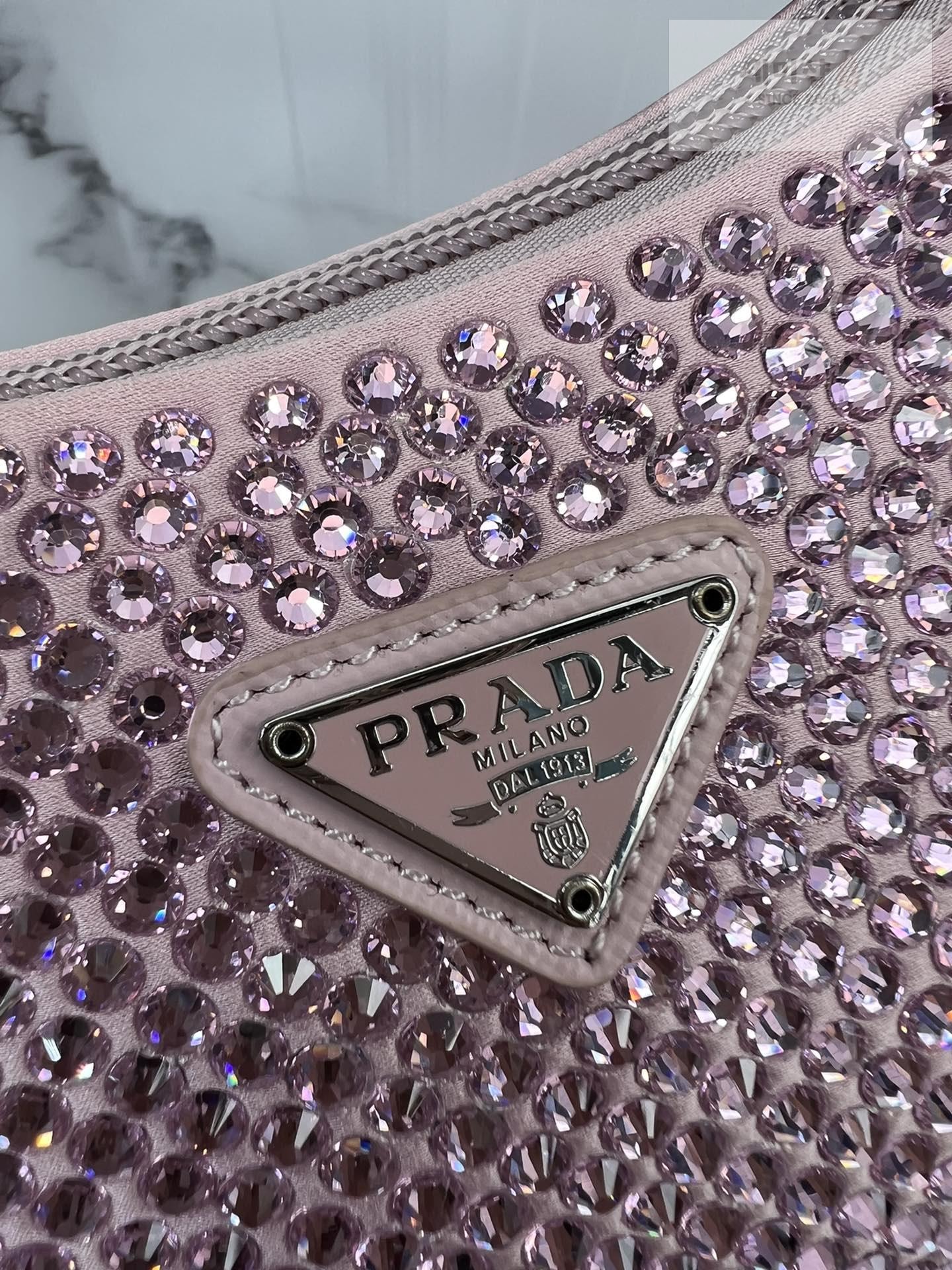 P R A D A Prada Rhinestones Re - Edition Soulder Bag 8번 이미지