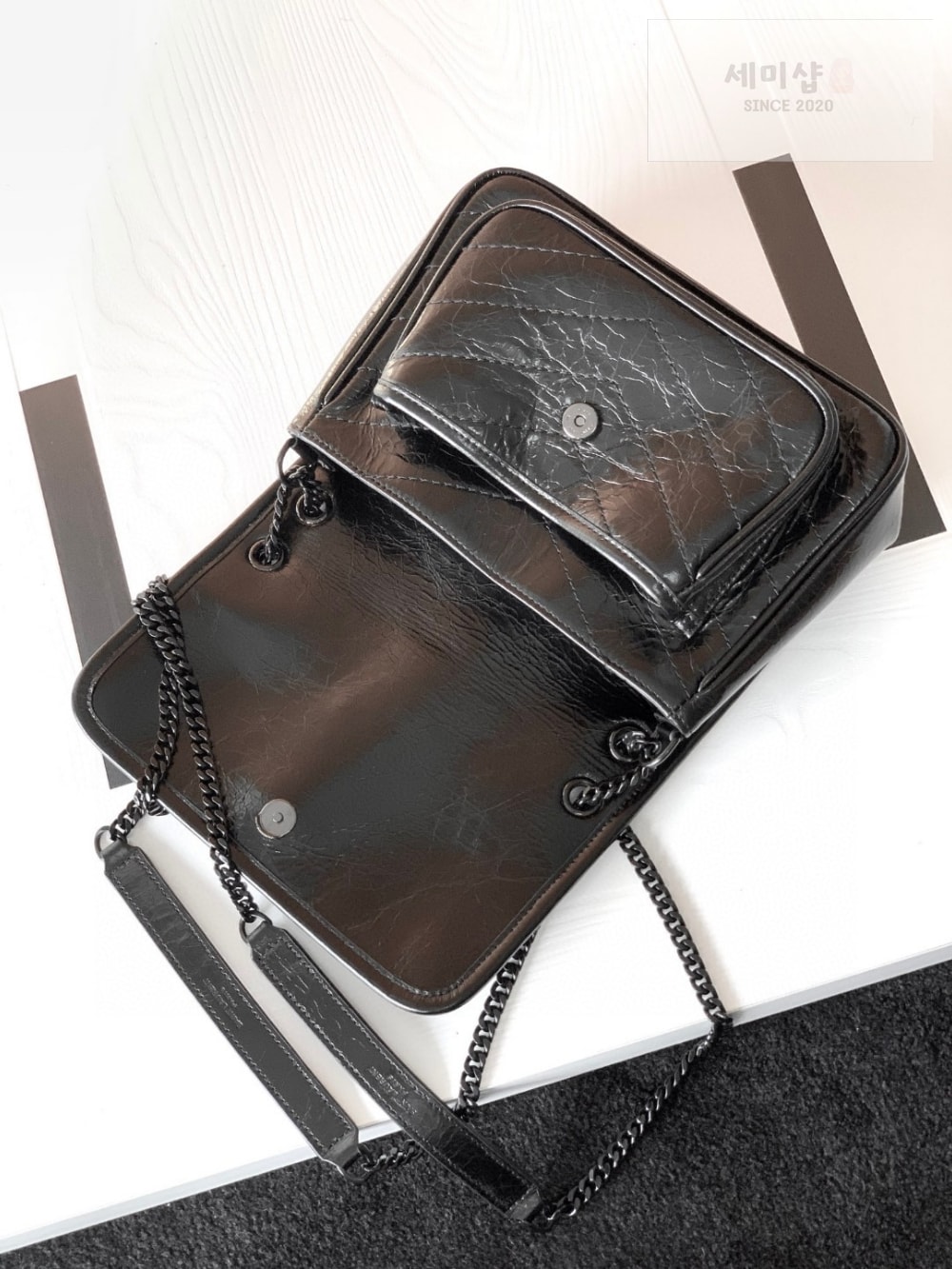 Saint Laurent Saint Laurent Niky Baby In Vintage Leather Bag 5번 이미지