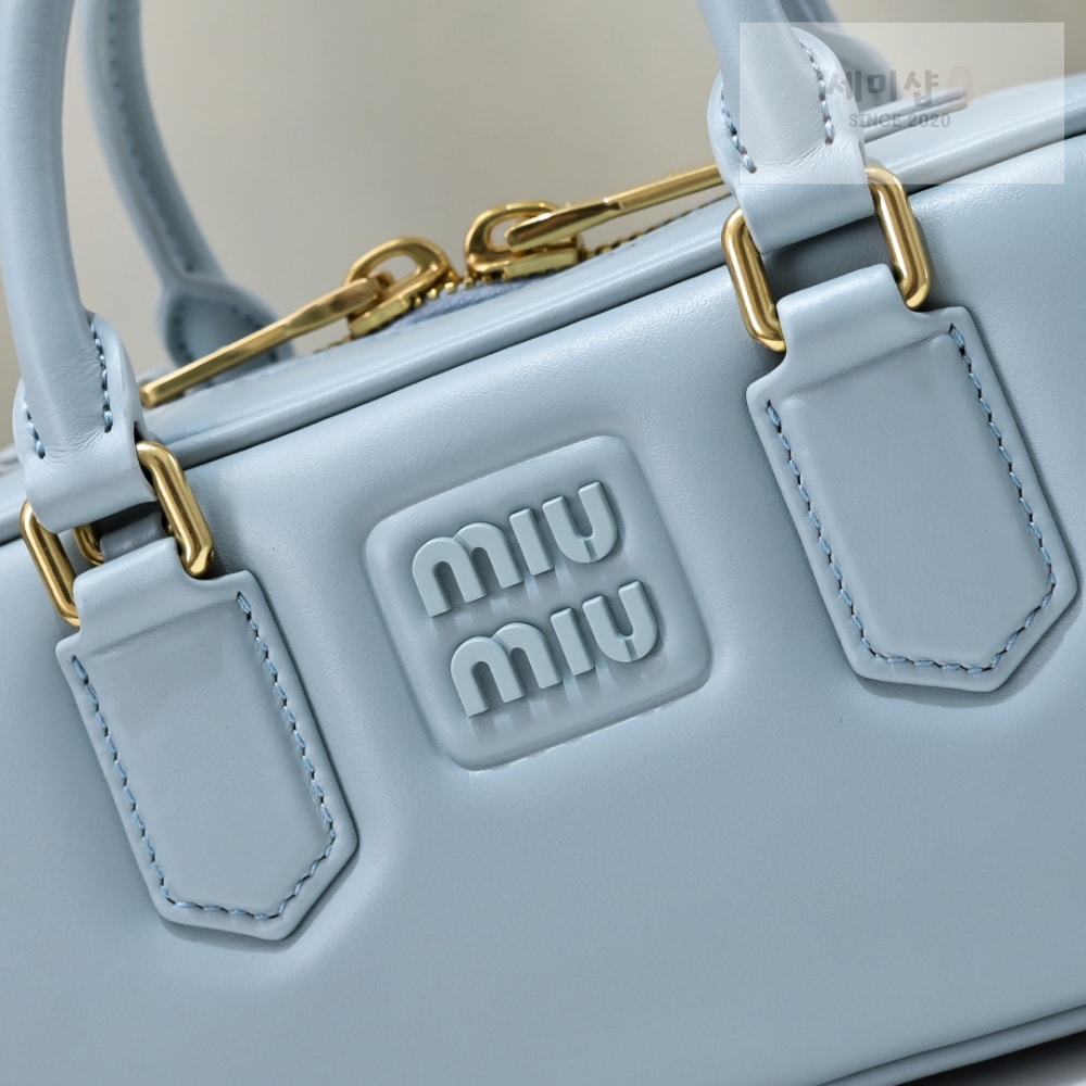 Miu Miu Miu Miu Arcadie Leather Regular Bag 4번 이미지