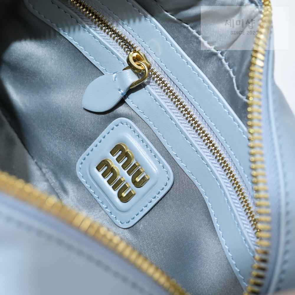 Miu Miu Miu Miu Arcadie Leather Regular Bag 8번 이미지