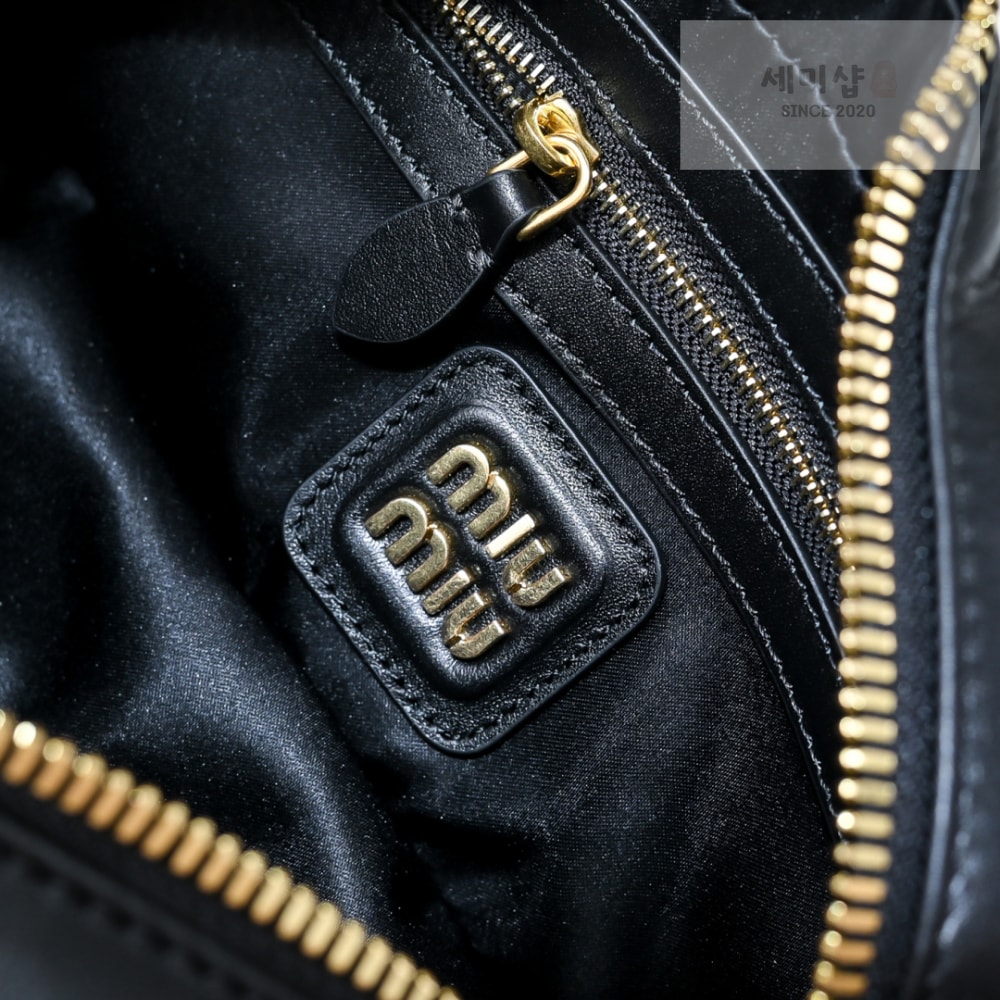 Miu Miu Miu Miu Arcadie Leather Regular Bag 16번 이미지