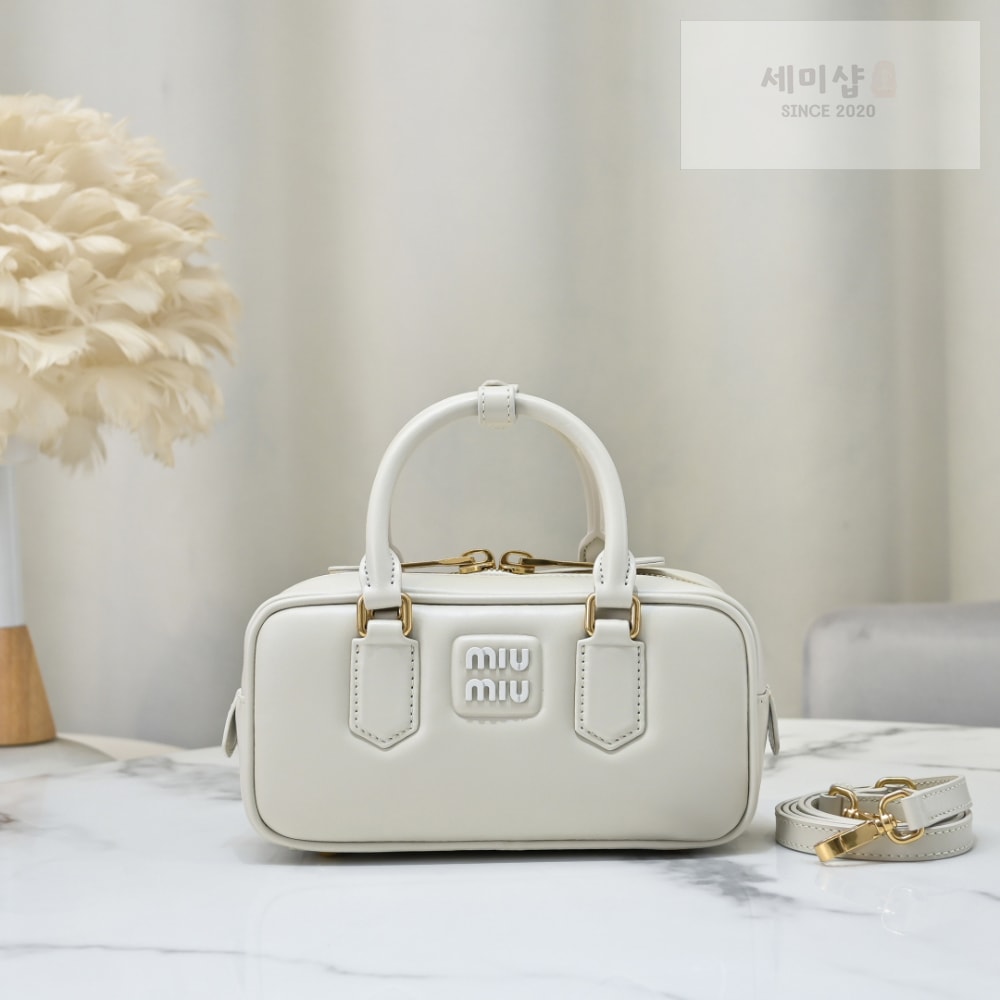Miu Miu Miu Miu Arcadie Leather Regular Bag 17번 이미지