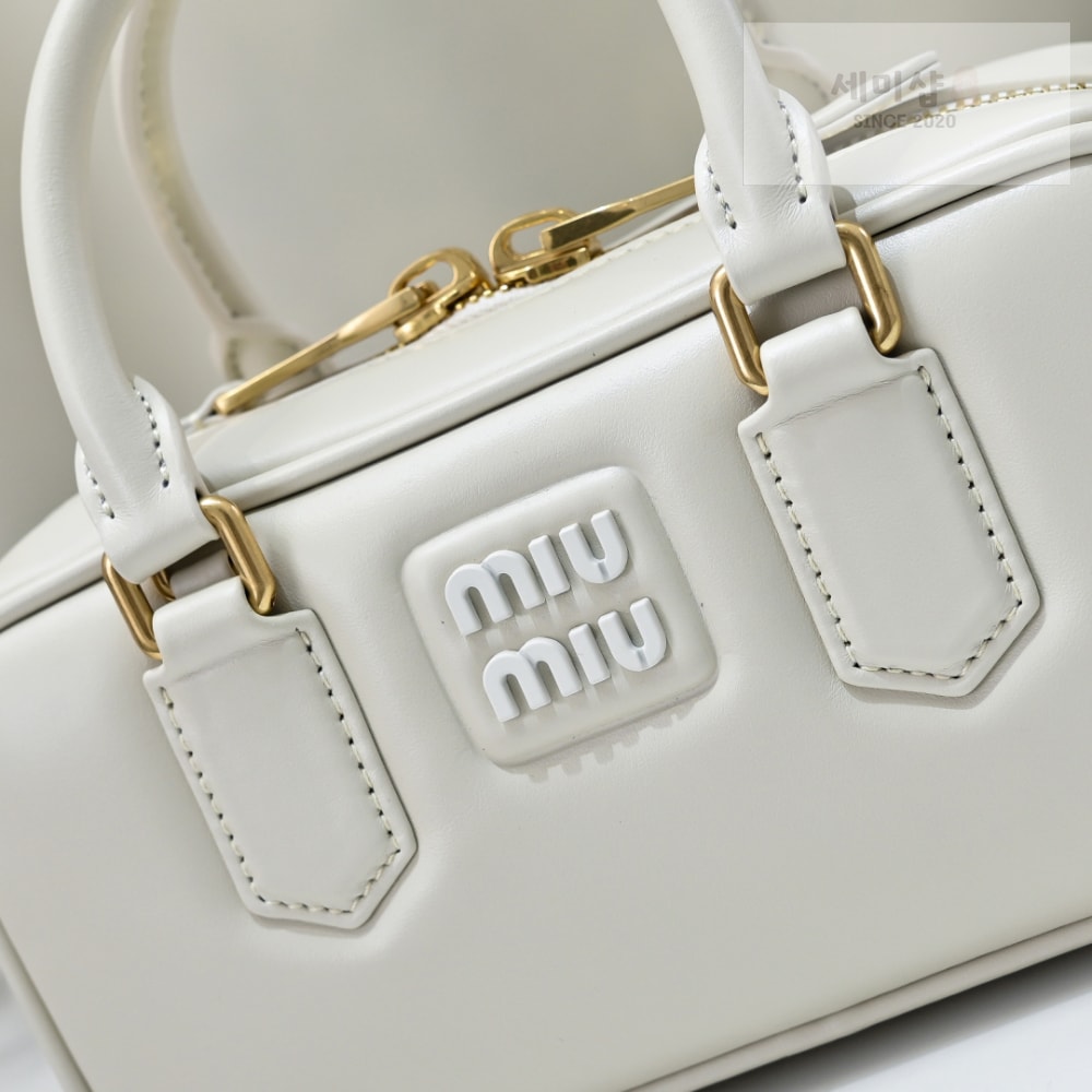 Miu Miu Miu Miu Arcadie Leather Regular Bag 19번 이미지
