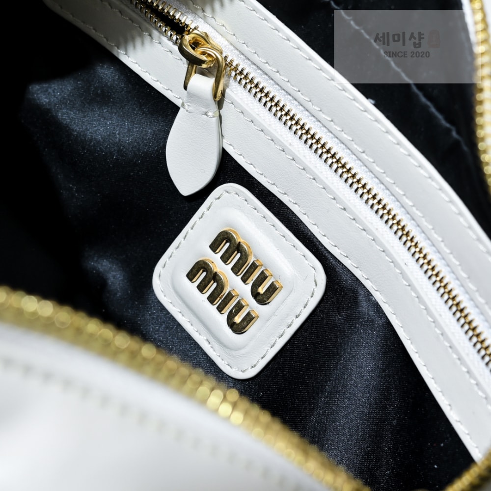 Miu Miu Miu Miu Arcadie Leather Regular Bag 23번 이미지