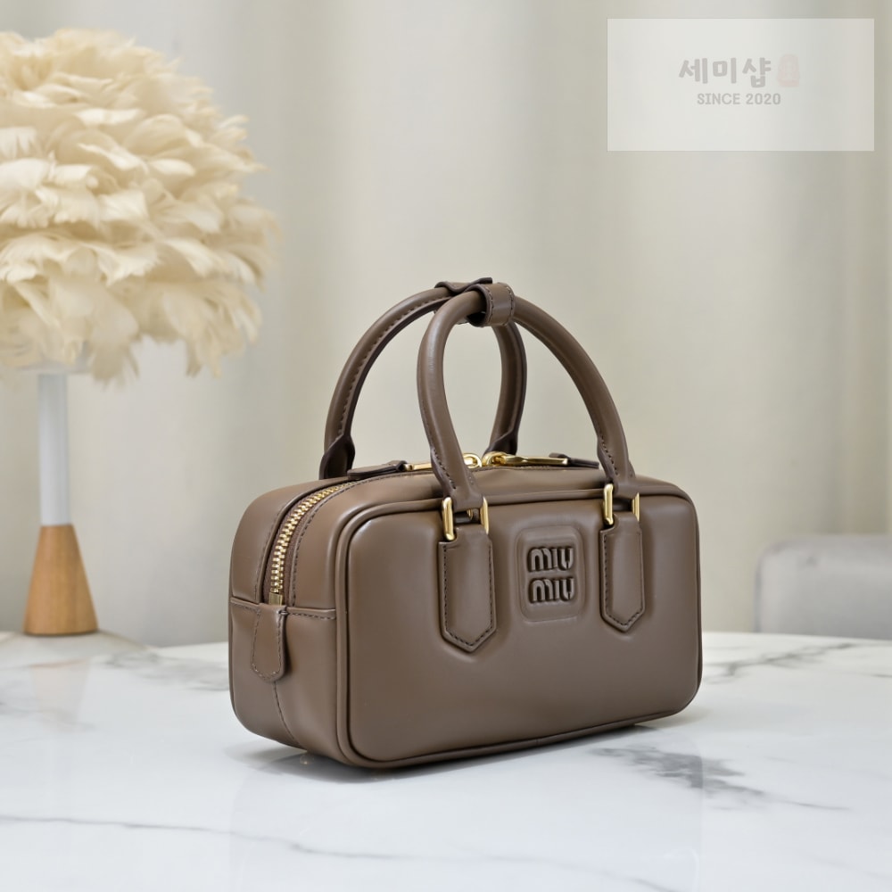 Miu Miu Miu Miu Arcadie Leather Regular Bag 35번 이미지