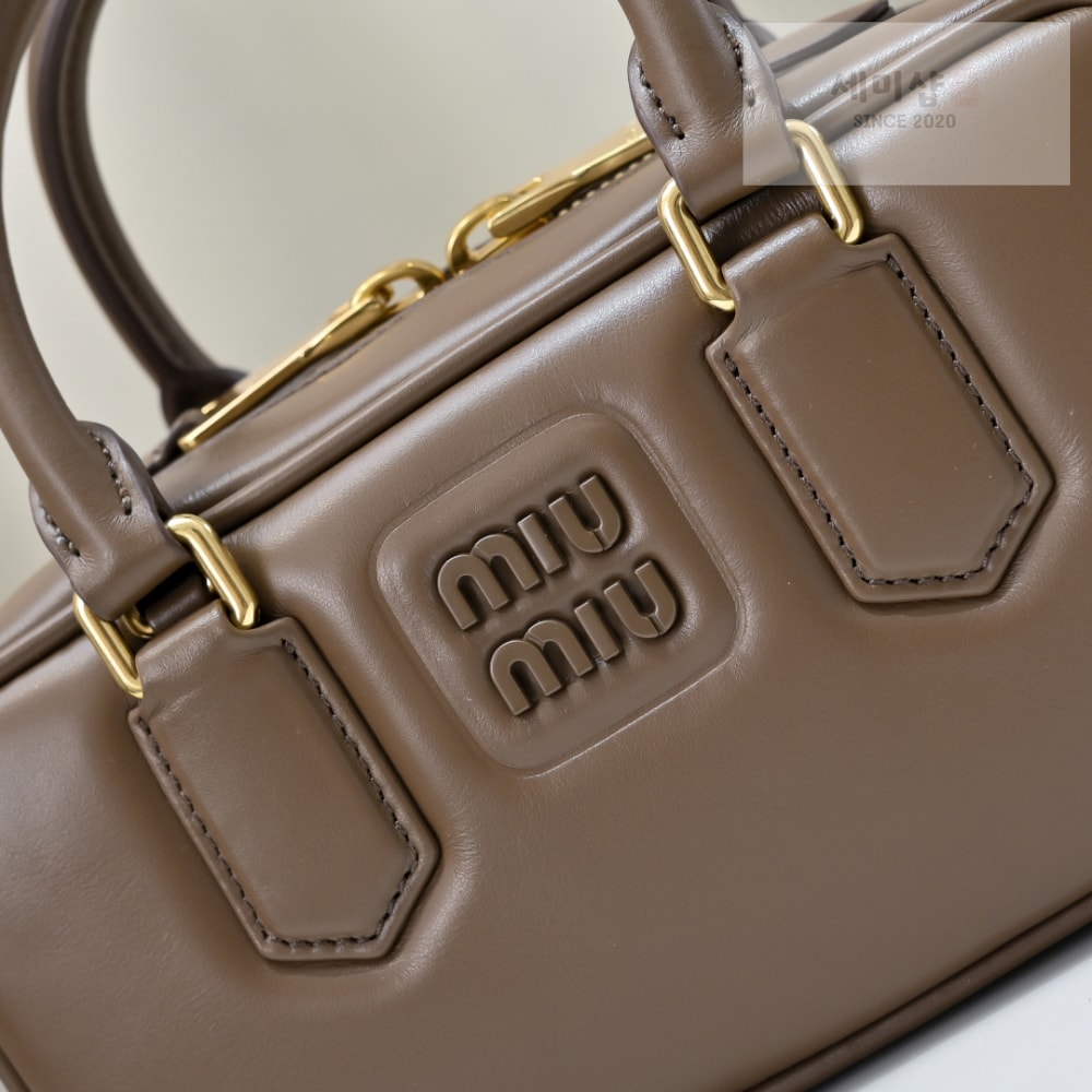 Miu Miu Miu Miu Arcadie Leather Regular Bag 36번 이미지