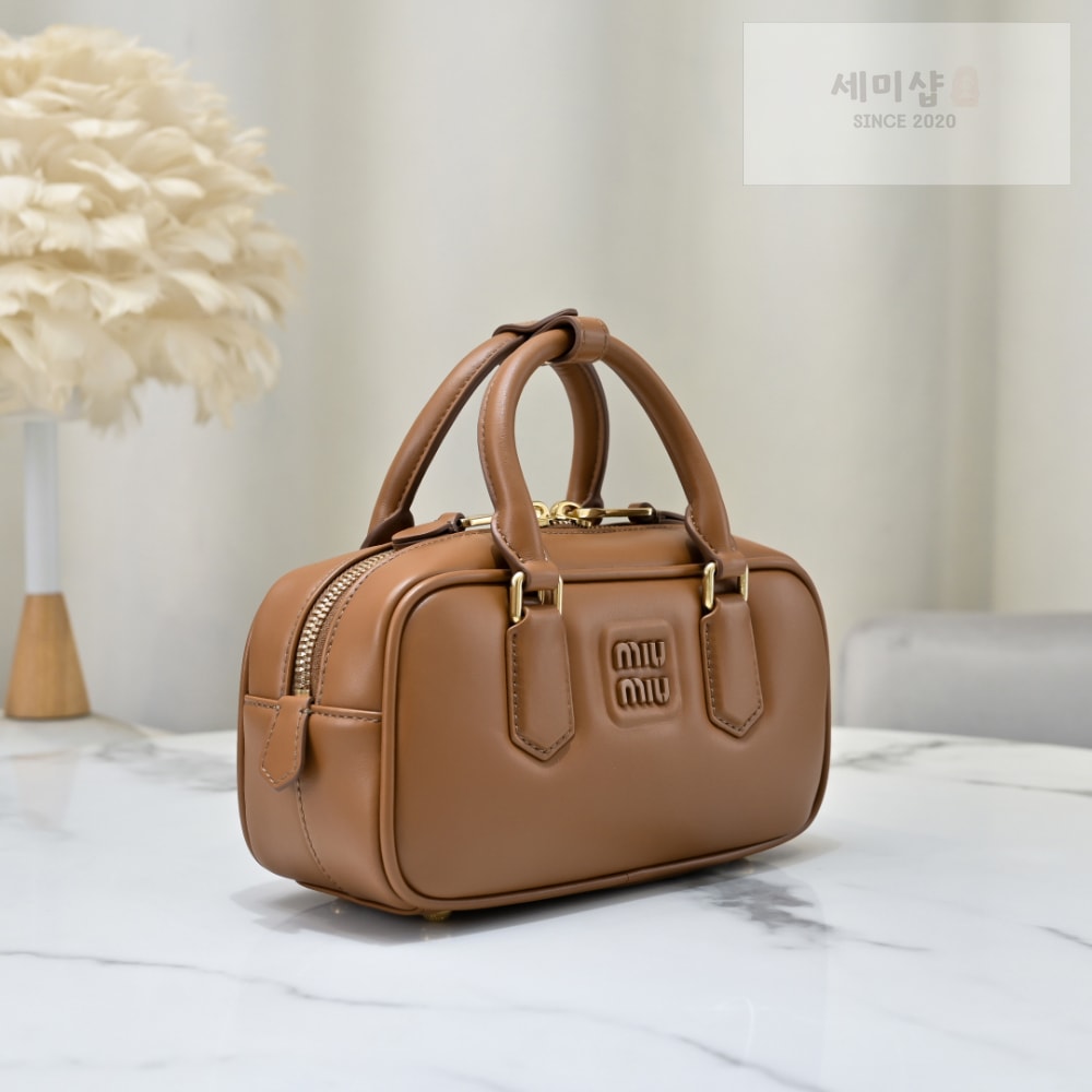 Miu Miu Miu Miu Arcadie Leather Regular Bag 51번 이미지