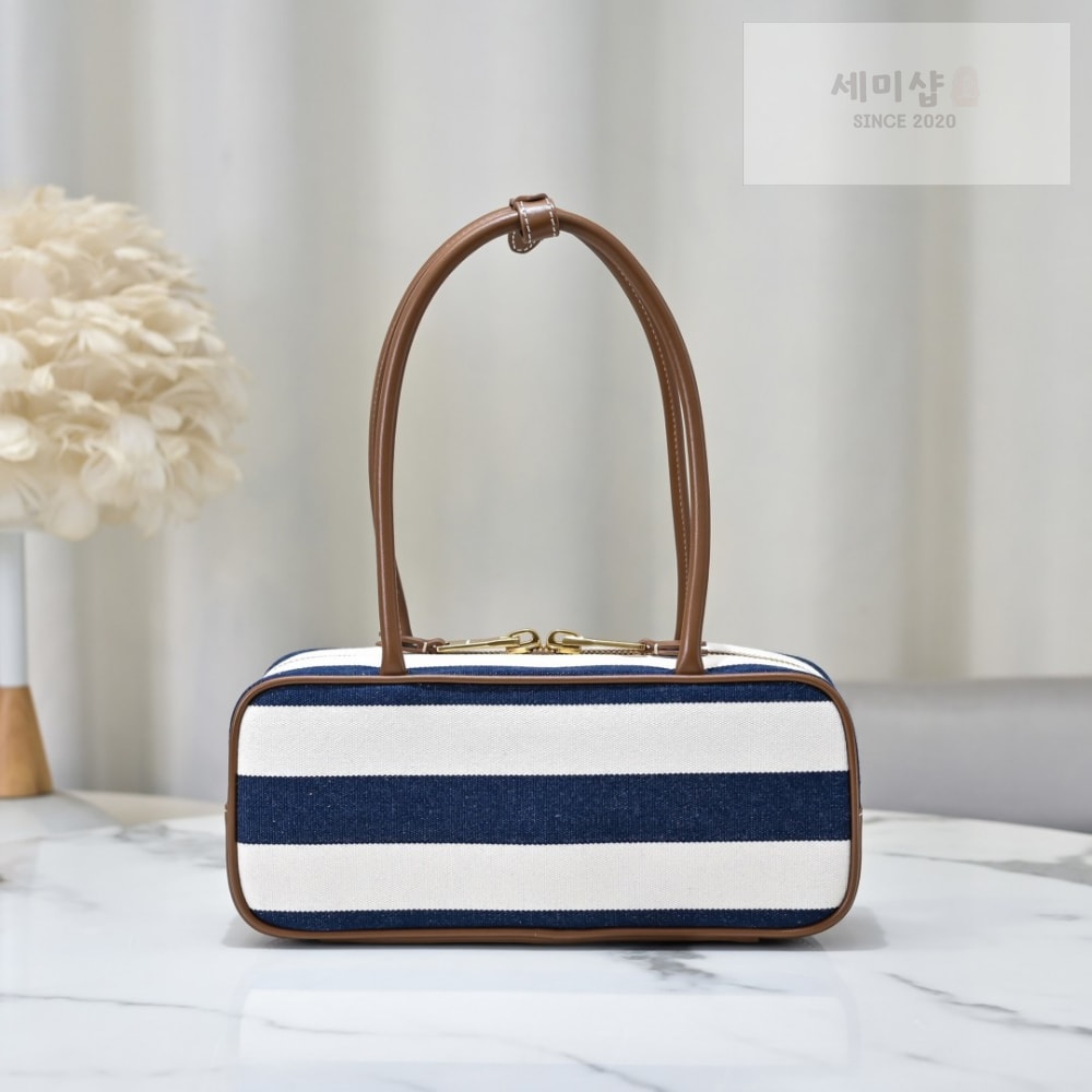 Miu Miu Miu Miu Beau Canvas And Leather Bag 1번 이미지