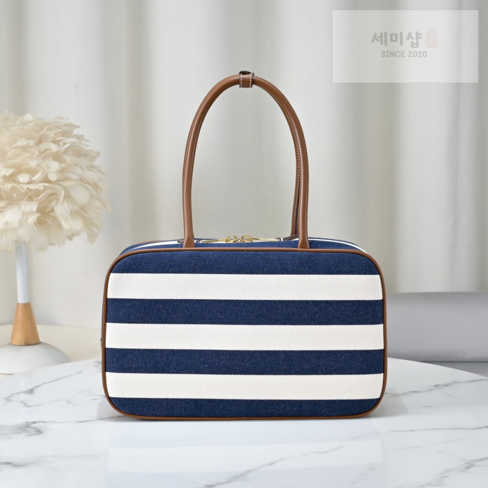 Miu Miu Miu Miu Beau Canvas And Leather Bag 9번 이미지