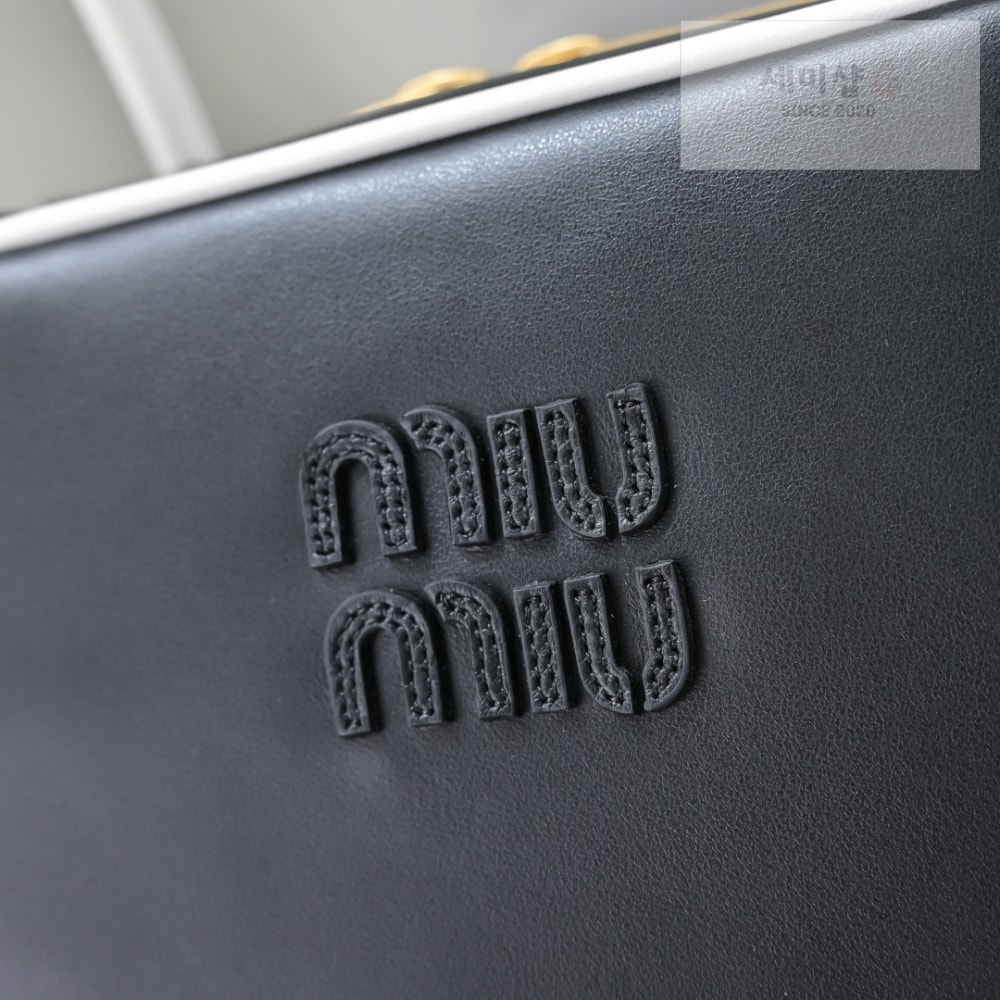 Miu Miu Miu Miu Beau Leather Top Handle Bag 4번 이미지