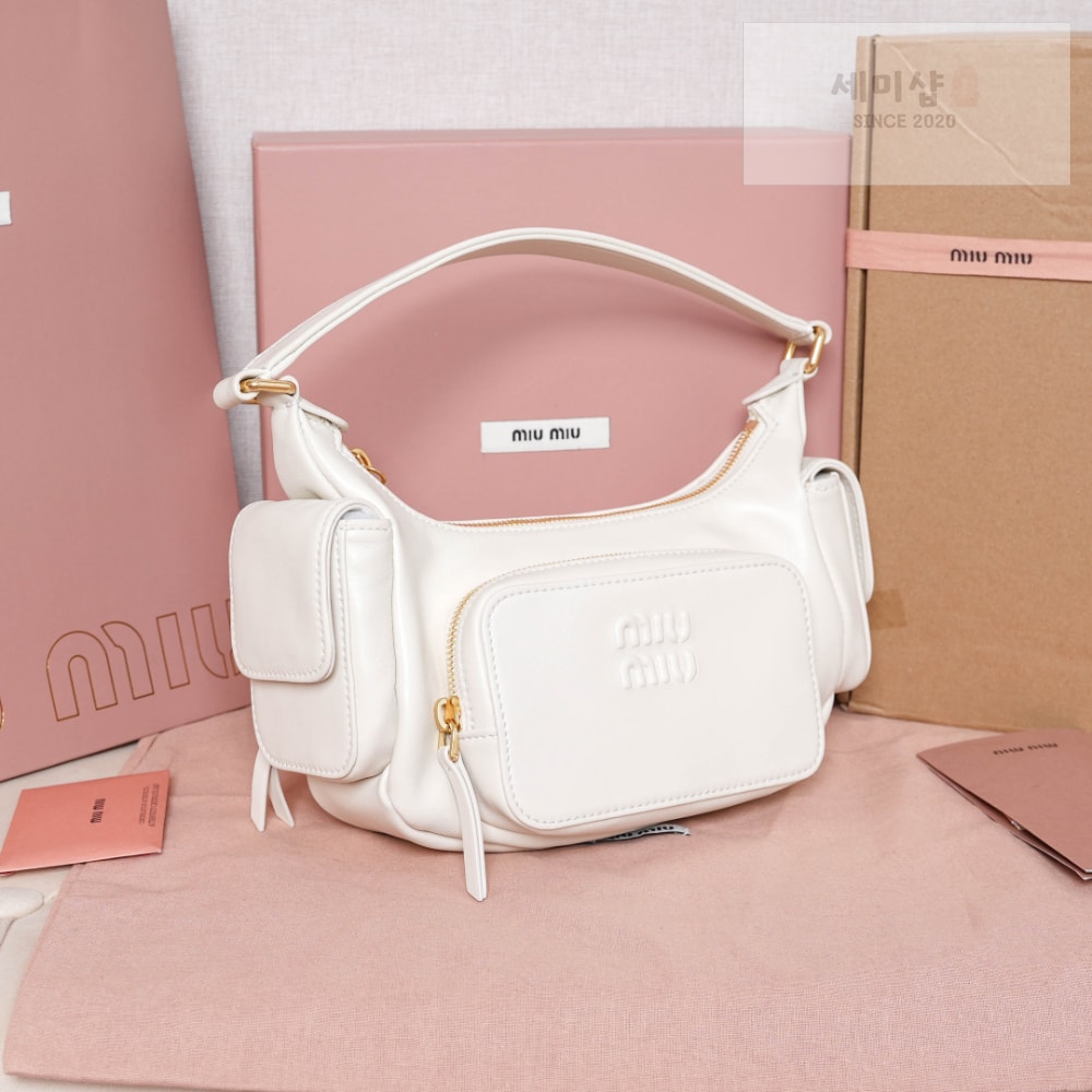 Miu Miu Miu Miu Nappa Leather Pocket Bag 2번 이미지